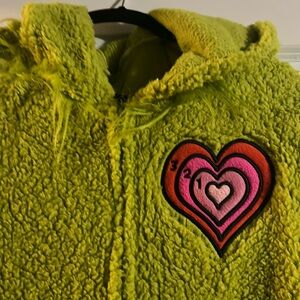 NWT Unisex Adult Grinch Dr. Seuss Union Suit Pajama, large and Extra Large XXL